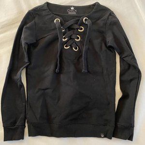 Chick by Glossy Girls Long Sleeve Black Sweatshirt
